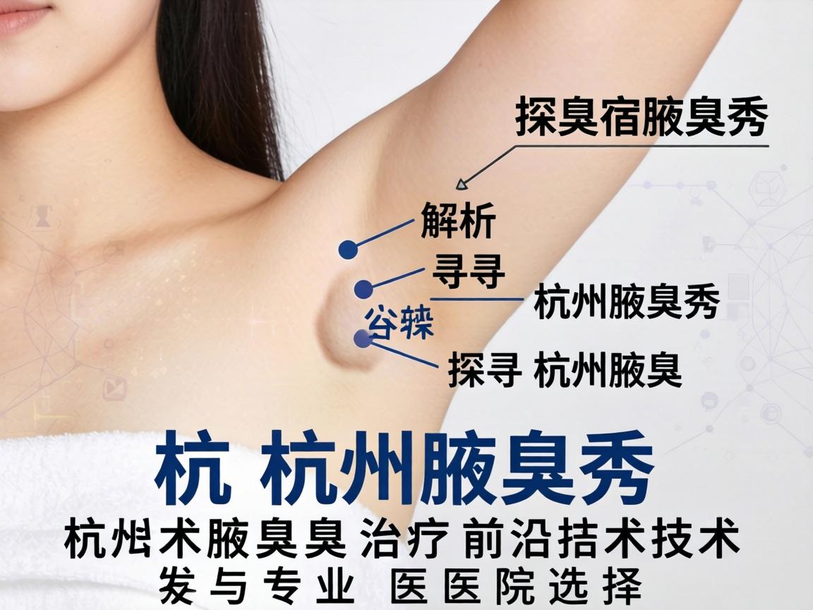 杭州腋秀解析，探寻杭州腋臭治疗前沿技术与专业医院选择