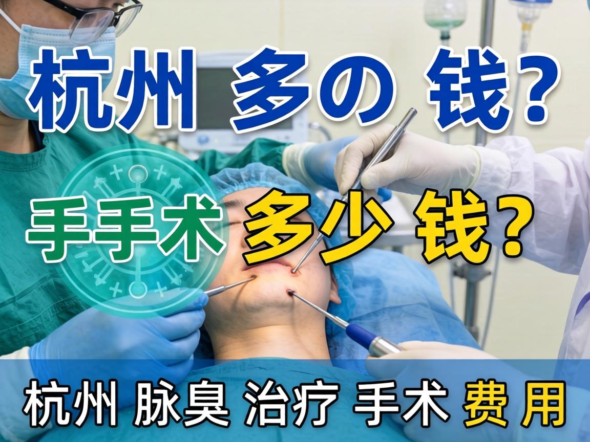 杭州腋臭手术多少钱？详解杭州腋臭治疗手术费用