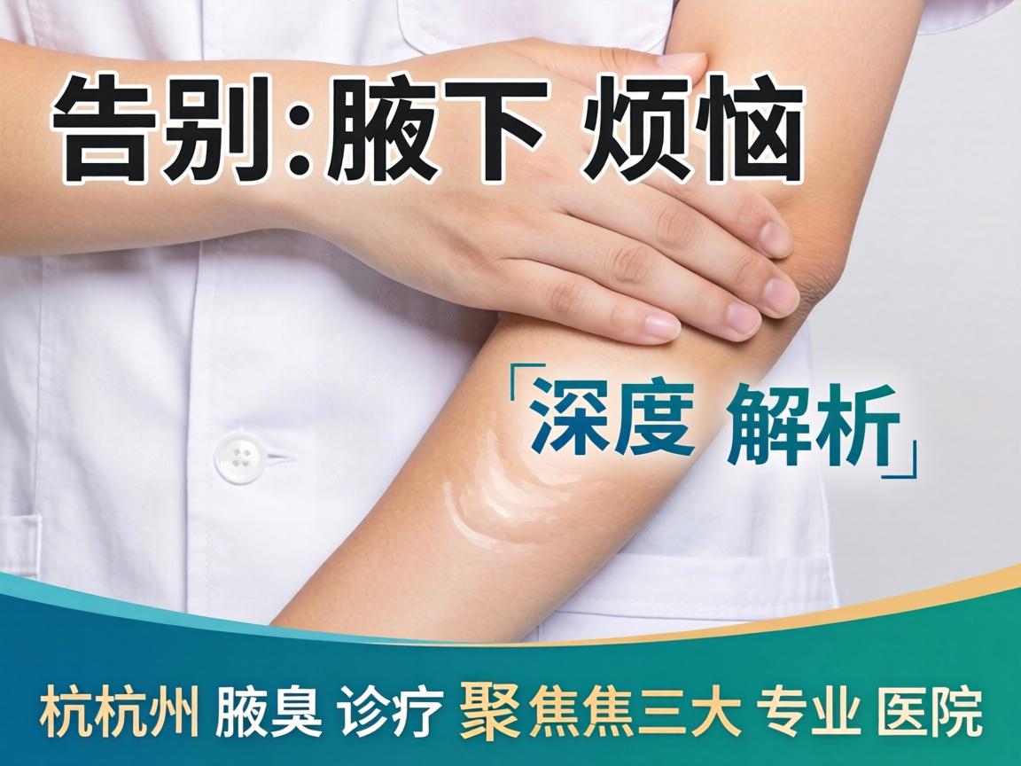 告别腋下烦恼,深度解析杭州腋臭诊疗,聚焦三大专业医院 告别腋下烦恼,深度解析杭州腋臭诊疗,聚焦三大专业医院