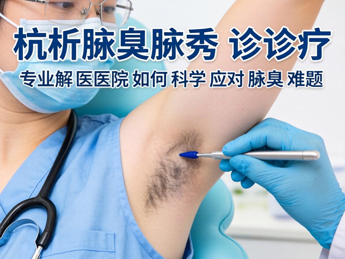 杭州腋秀解析腋臭诊疗，专业医院如何科学应对腋臭难题