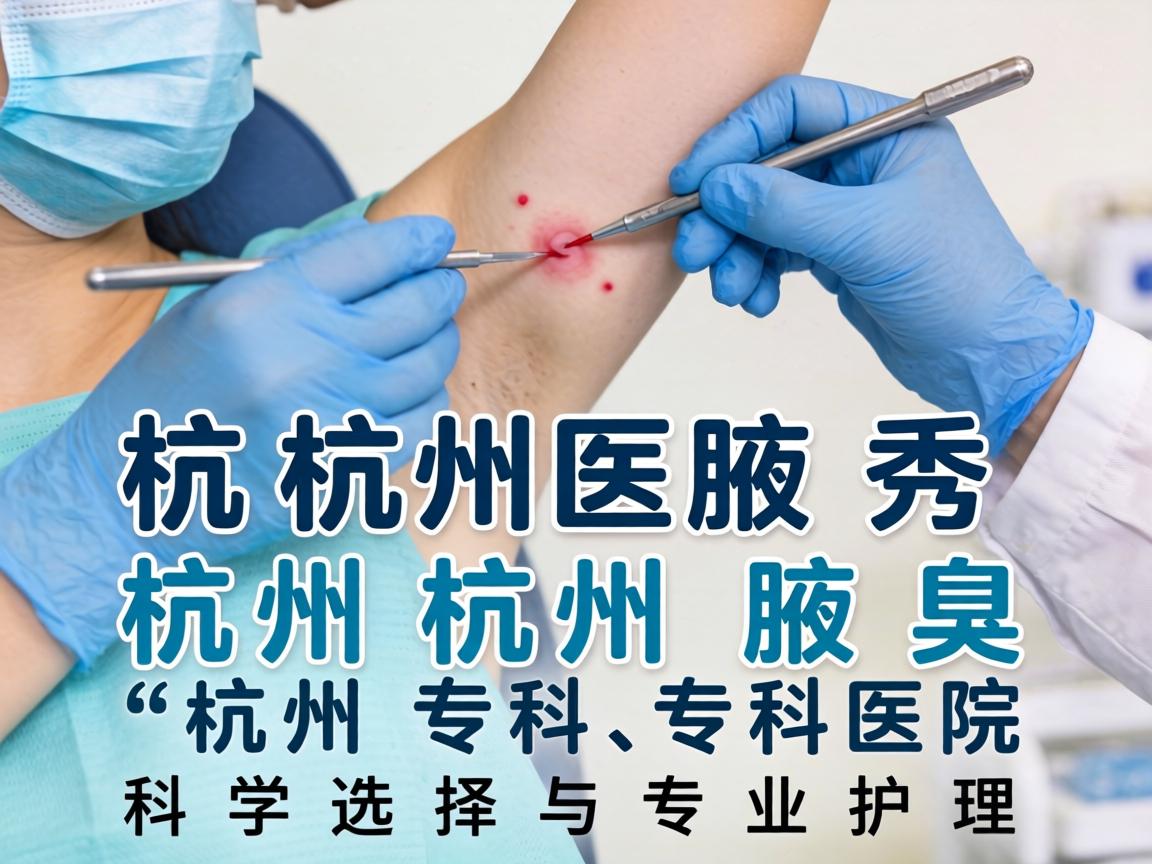 杭州腋秀解析，杭州腋臭专科医院的科学选择与专业护理