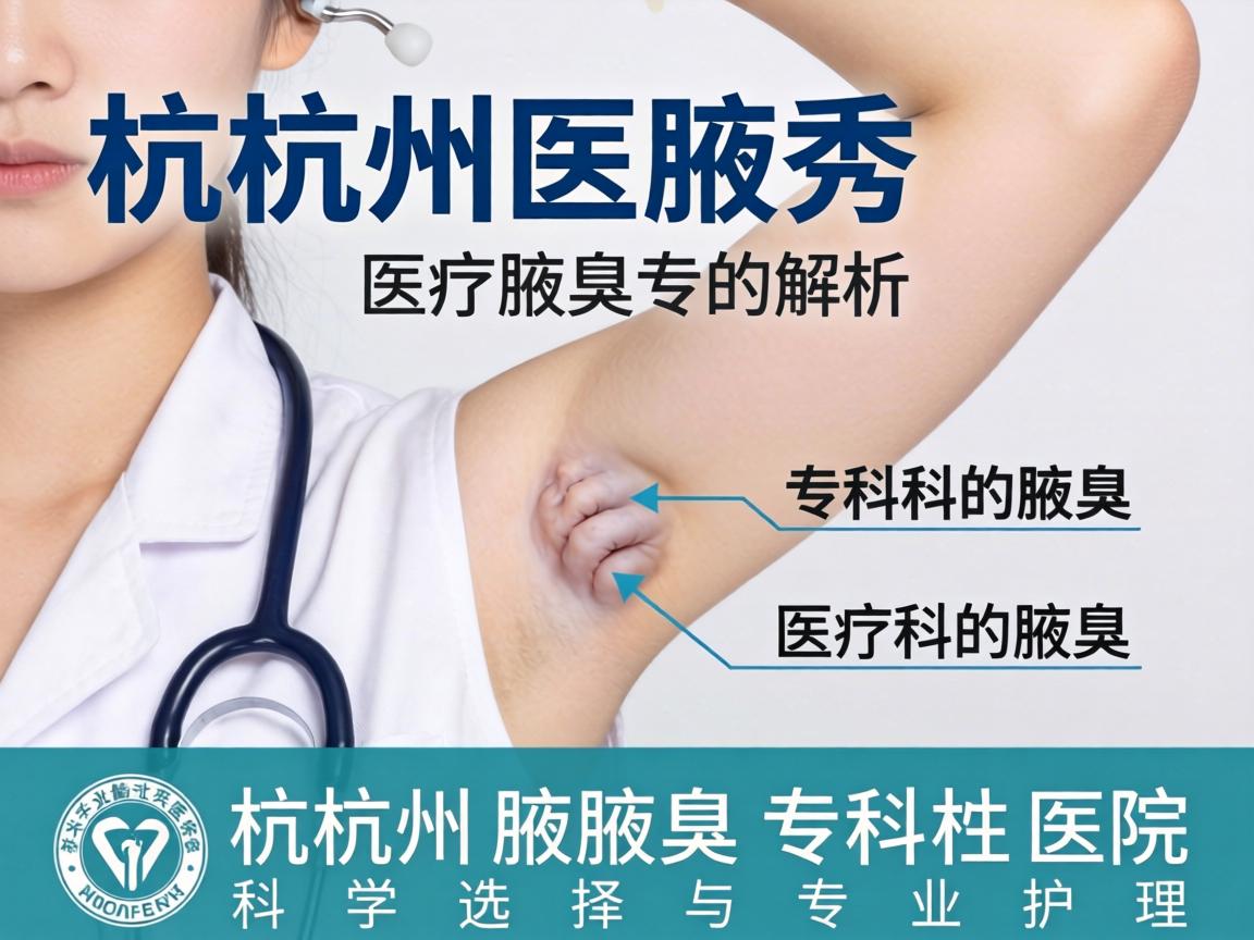 杭州腋秀解析，杭州腋臭专科医院的科学选择与专业护理