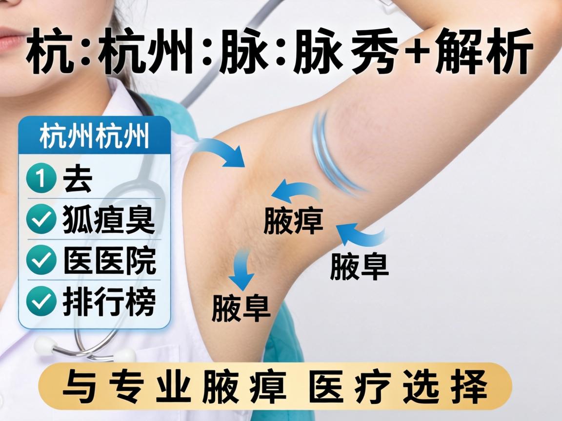 杭州腋秀解析,杭州去狐臭医院排行榜与专业腋臭医疗选择 杭州腋秀解析,杭州去狐臭医院排行榜与专业腋臭医疗选择