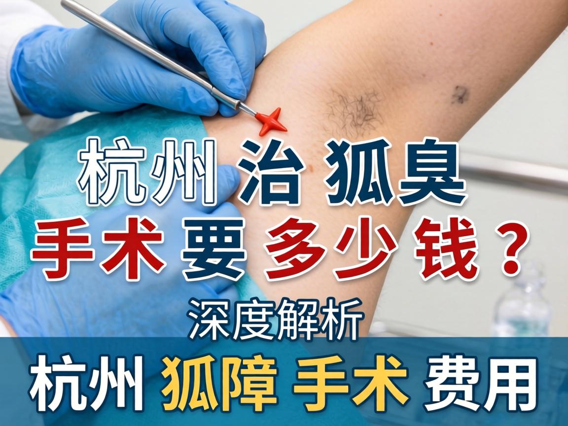 杭州治狐臭手术要多少钱?深度解析杭州狐臭手术费用 杭州治狐臭手术要多少钱?深度解析杭州狐臭手术费用