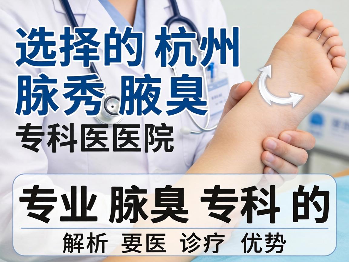 选择杭州腋秀腋臭专科医院，解析专业腋臭专科的诊疗优势