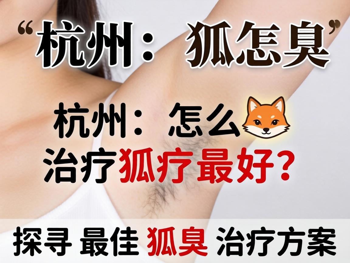 杭州狐臭怎么治疗最好？探寻最佳狐臭治疗方案