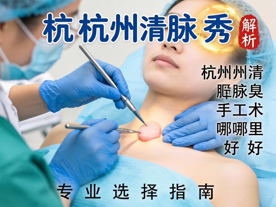 杭州腋秀解析，杭州清腋臭手术哪里好，专业选择指南
