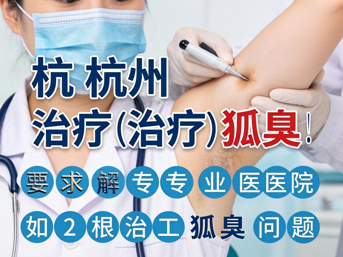 杭州治疗狐臭医院解析，专业医院如何根治狐臭问题