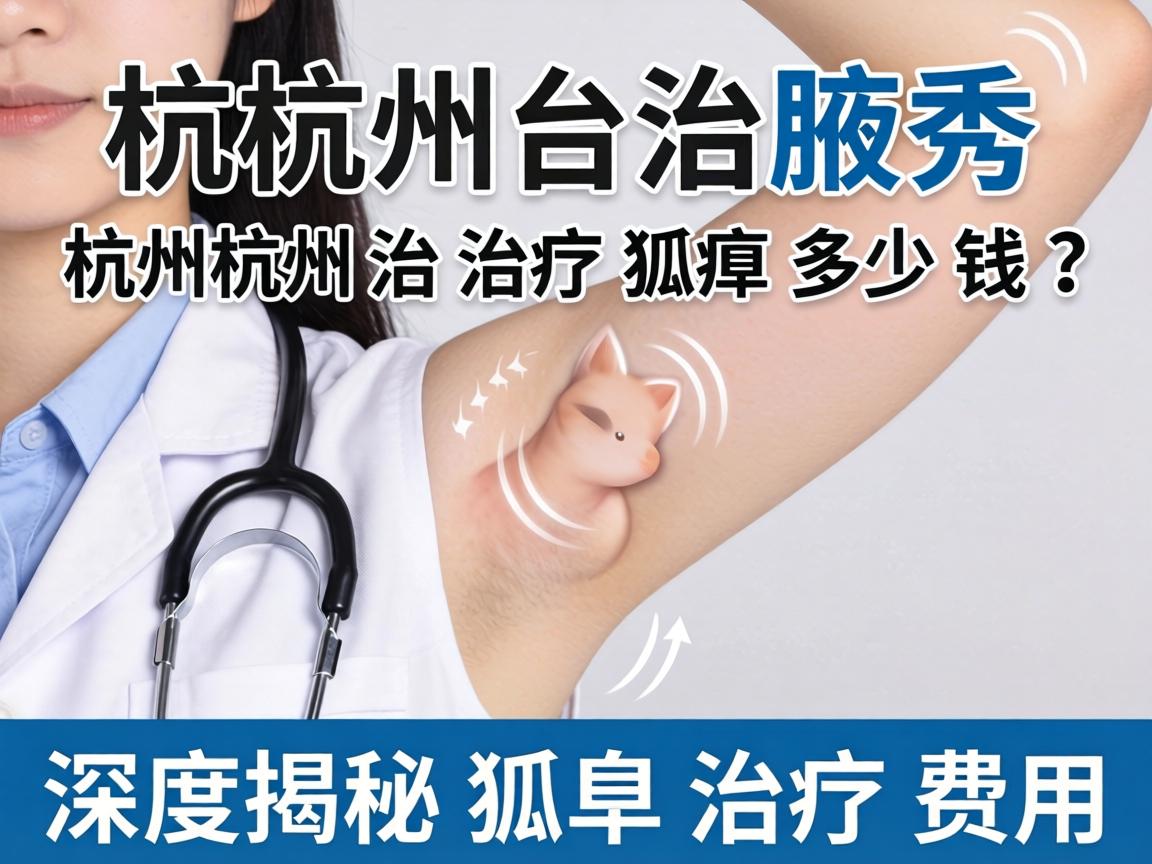 杭州腋秀解析,杭州治疗狐臭多少钱?深度揭秘狐臭治疗费用 杭州腋秀解析,杭州治疗狐臭多少钱?深度揭秘狐臭治疗费用