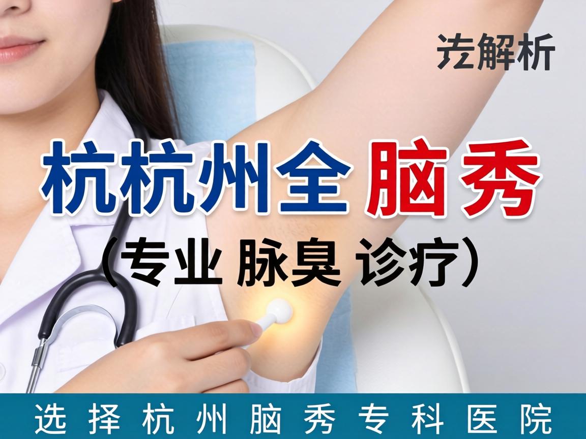 杭州腋秀解析，专业腋臭诊疗，选择杭州腋秀专科医院