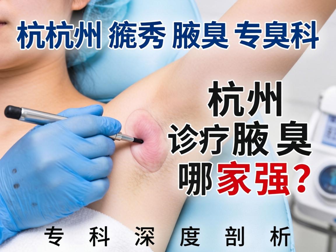 杭州腋秀腋臭专科解析，杭州腋臭诊疗哪家强？专科深度剖析