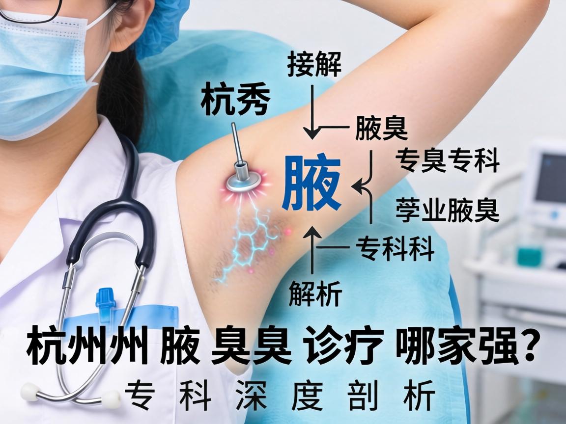 杭州腋秀腋臭专科解析，杭州腋臭诊疗哪家强？专科深度剖析
