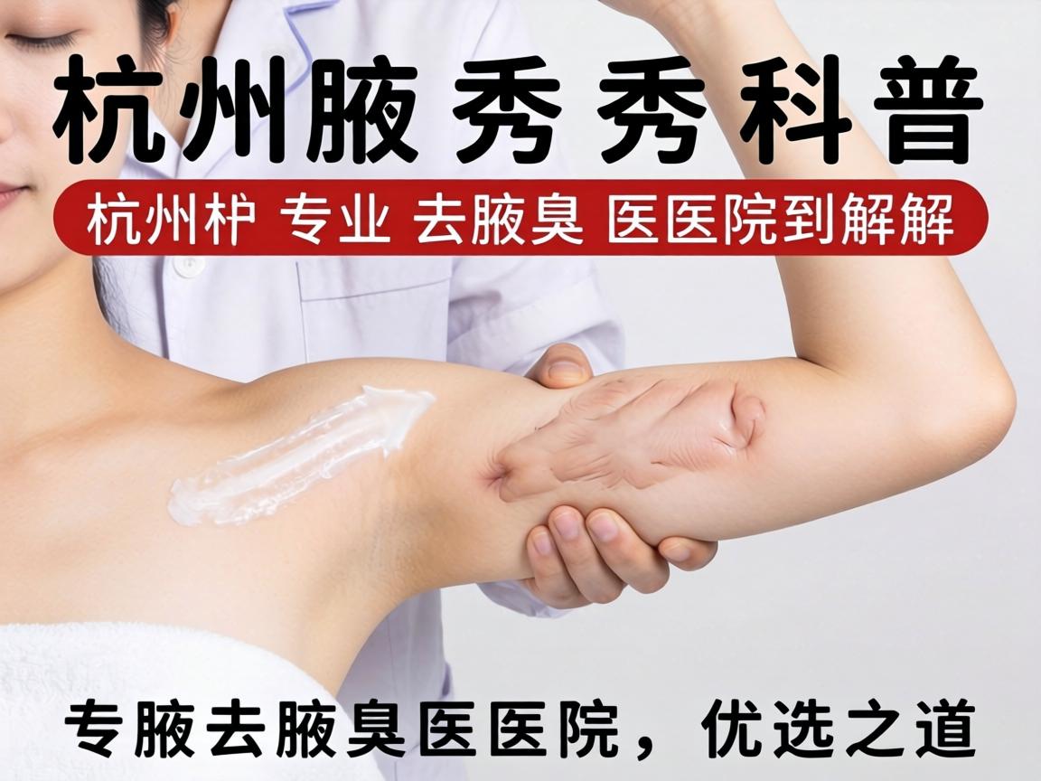 杭州腋秀科普,详解杭州专业去腋臭医院的优选之道 杭州腋秀科普,详解杭州专业去腋臭医院的优选之道