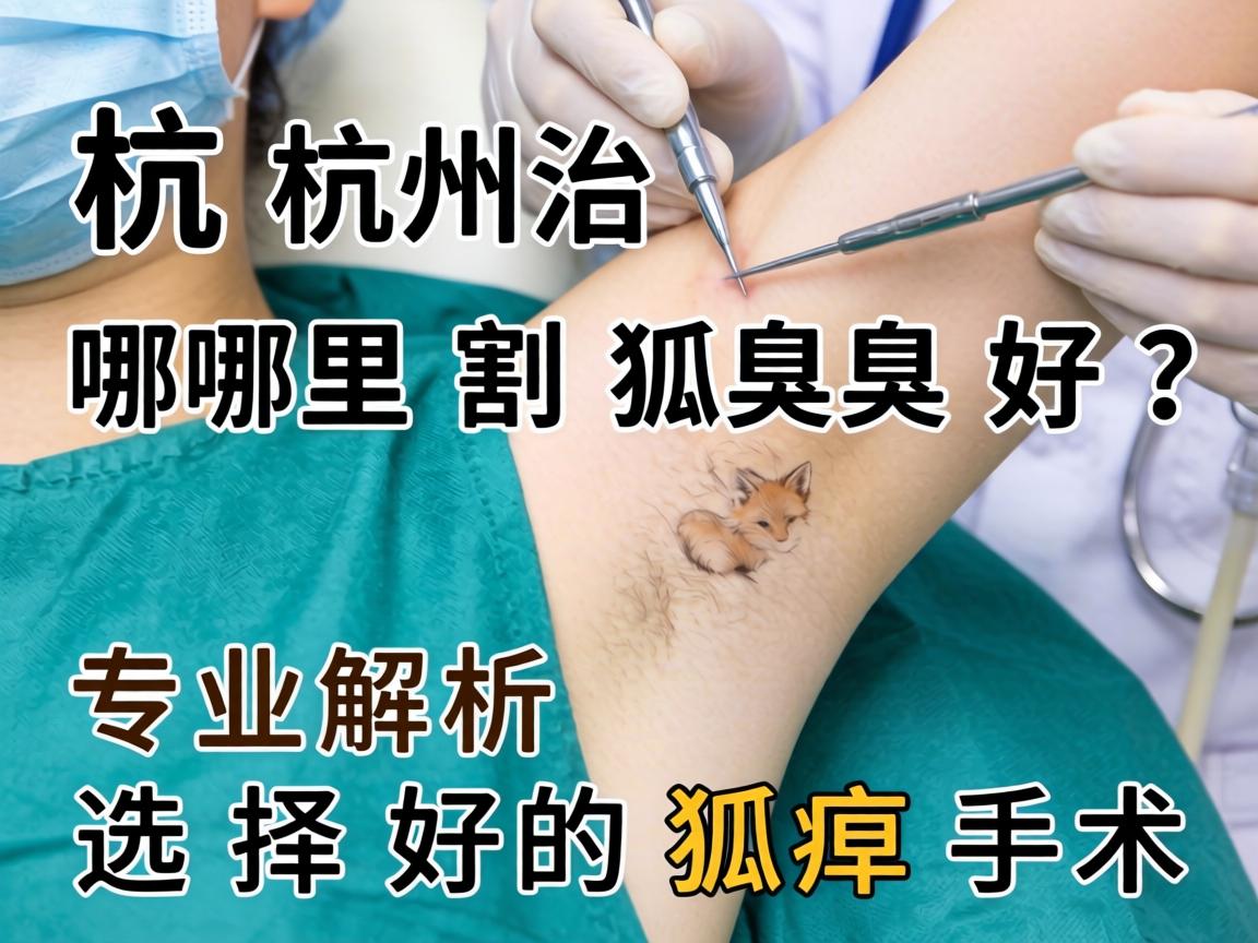 杭州哪里割狐臭好?专业解析如何选择好的狐臭手术 杭州哪里割狐臭好?专业解析如何选择好的狐臭手术