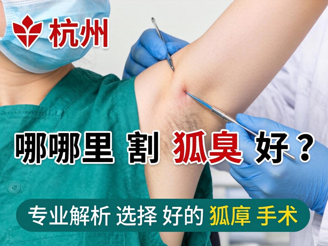 杭州哪里割狐臭好?专业解析如何选择好的狐臭手术 杭州哪里割狐臭好?专业解析如何选择好的狐臭手术