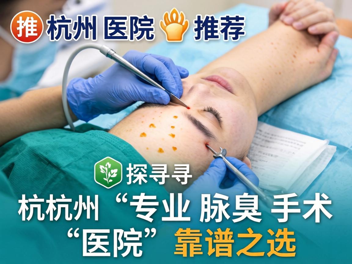杭州腋臭手术医院推荐，探寻杭州专业腋臭手术医院的靠谱之选