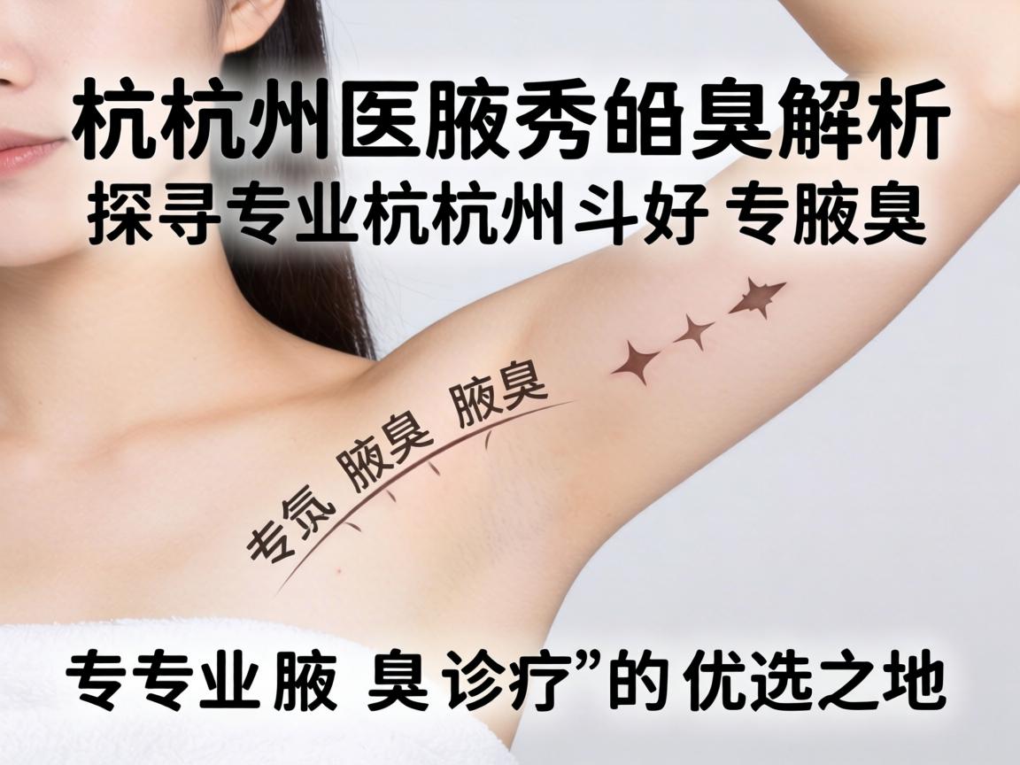 杭州腋秀解析，探寻杭州专业腋臭诊疗的优选之地