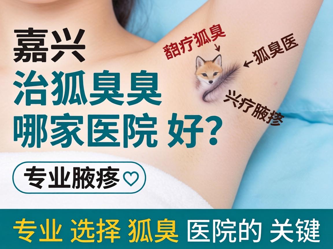 嘉兴治狐臭哪家医院好？专业选择狐臭医院的关键