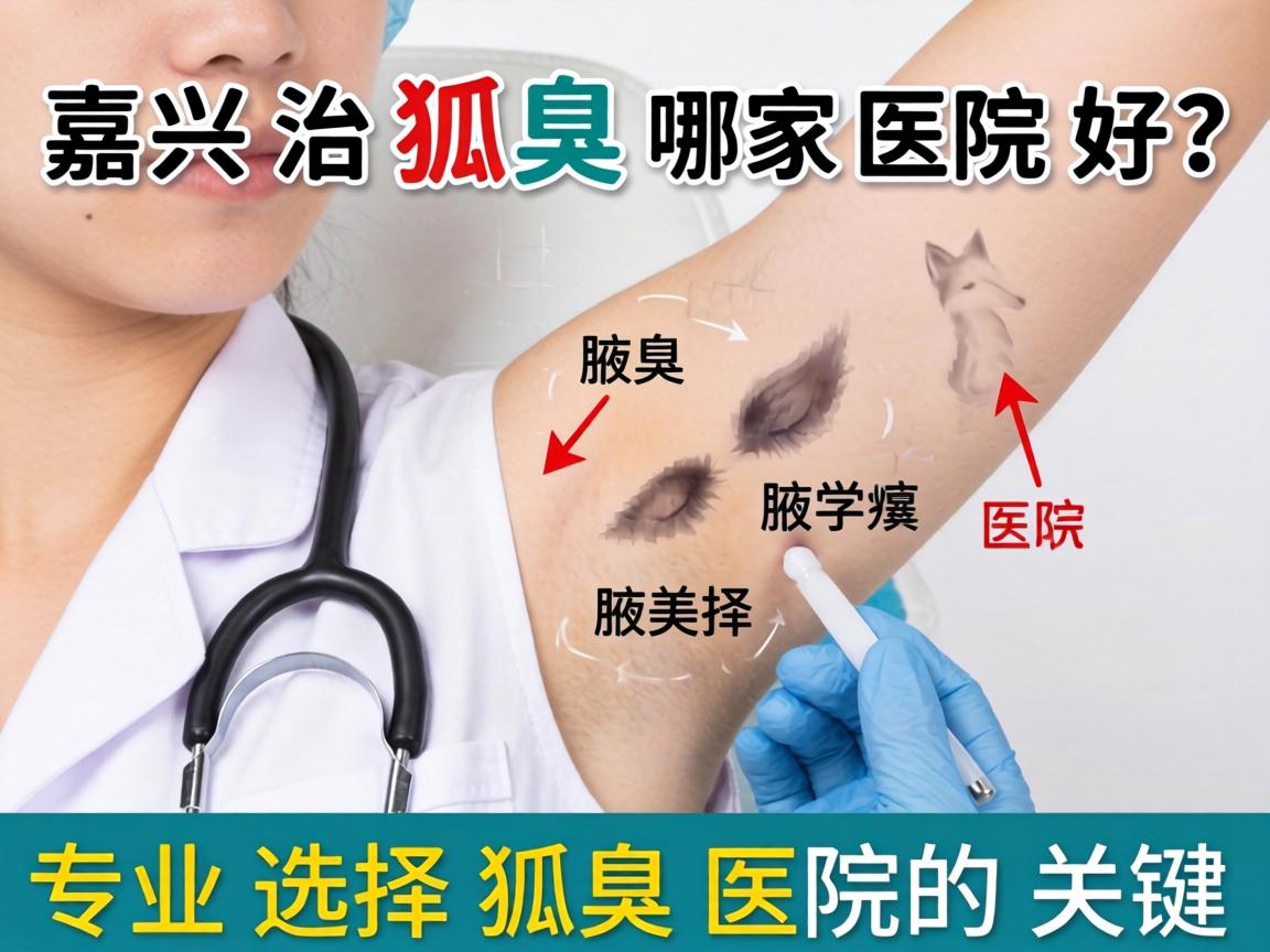 嘉兴治狐臭哪家医院好？专业选择狐臭医院的关键