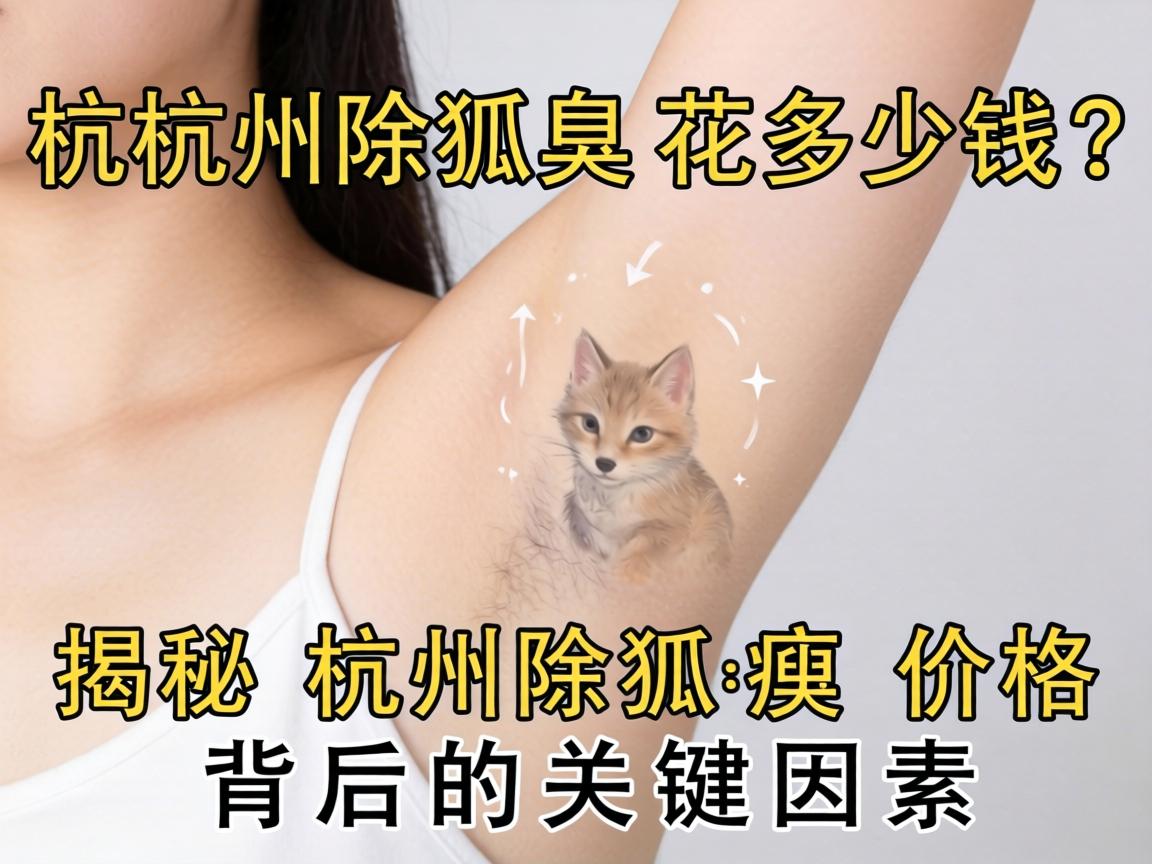 杭州除狐臭花多少钱？揭秘杭州除狐臭价格背后的关键因素