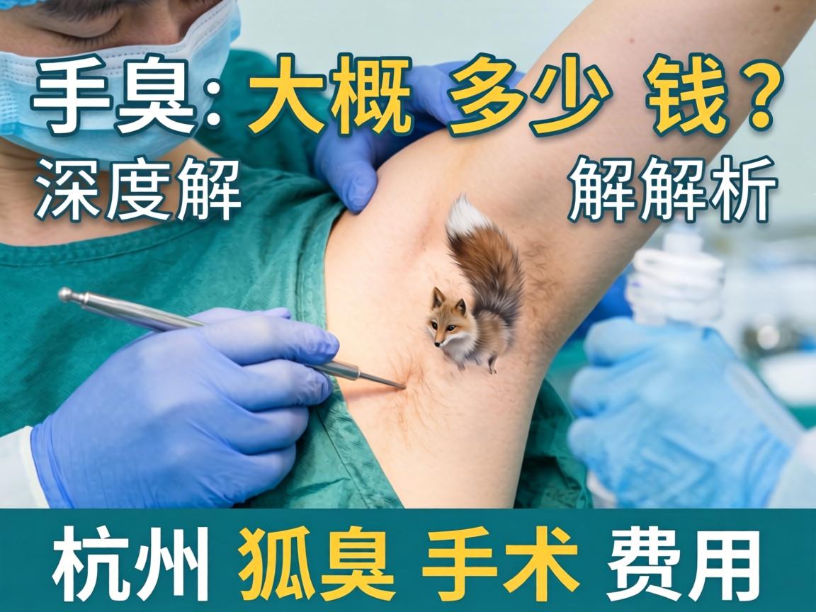 杭州狐臭手术大概多少钱？深度解析杭州狐臭手术费用