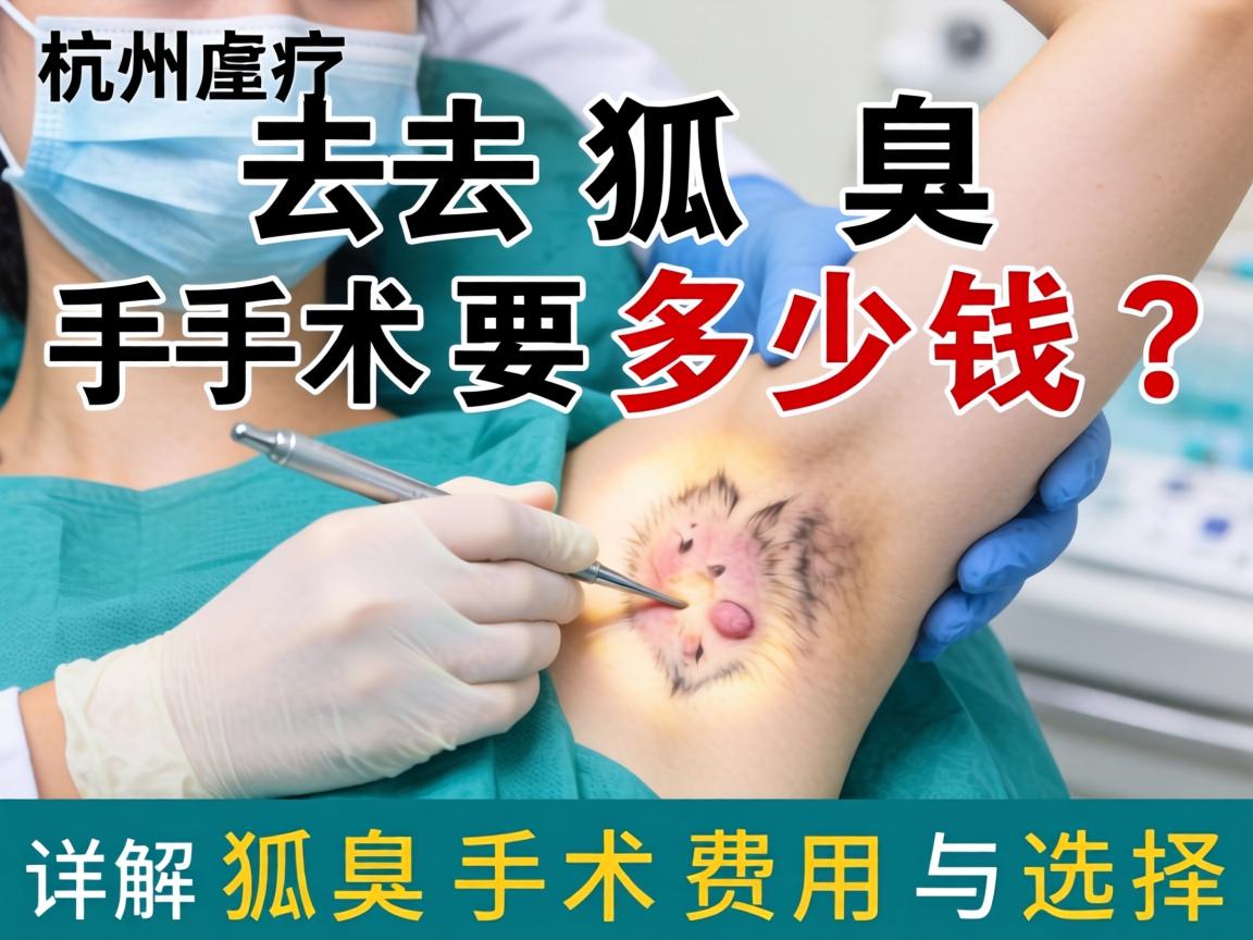杭州去狐臭手术要多少钱?详解狐臭手术费用与选择 杭州去狐臭手术要多少钱?详解狐臭手术费用与选择