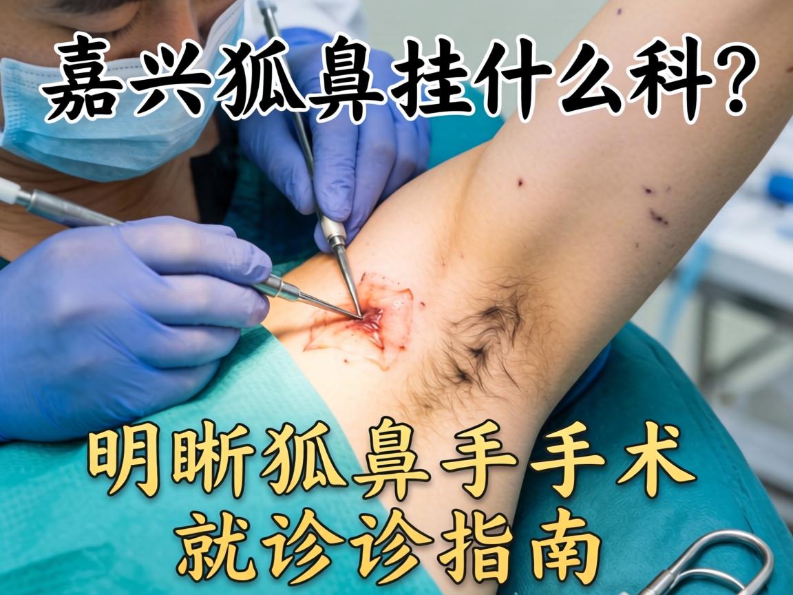 在嘉兴做狐臭手术挂什么科？明晰狐臭手术就诊指南