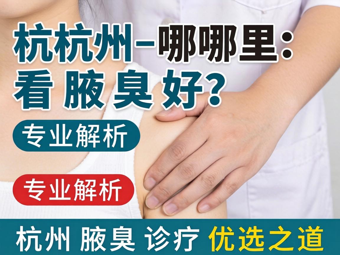 杭州哪里看腋臭好?专业解析杭州腋臭诊疗优选之道 杭州哪里看腋臭好?专业解析杭州腋臭诊疗优选之道