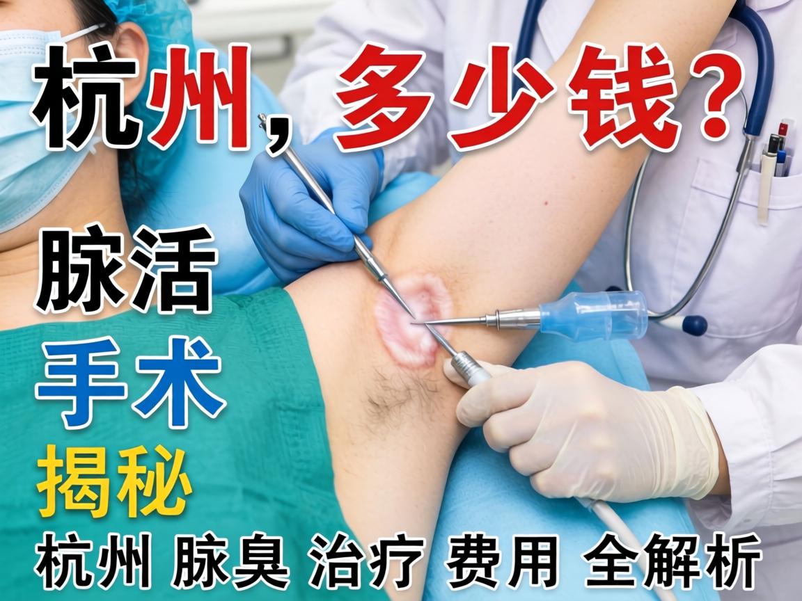 杭州腋臭手术多少钱？揭秘杭州腋臭治疗费用全解析