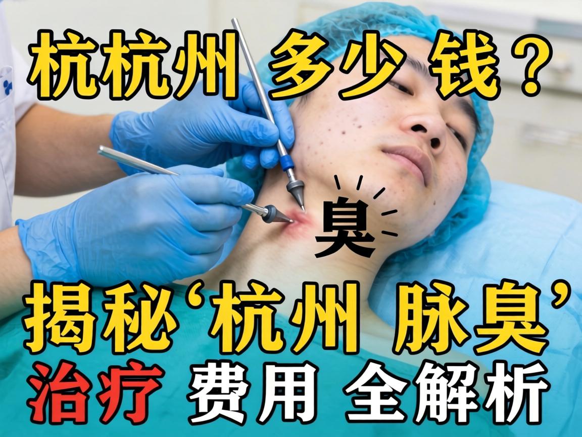 杭州腋臭手术多少钱？揭秘杭州腋臭治疗费用全解析