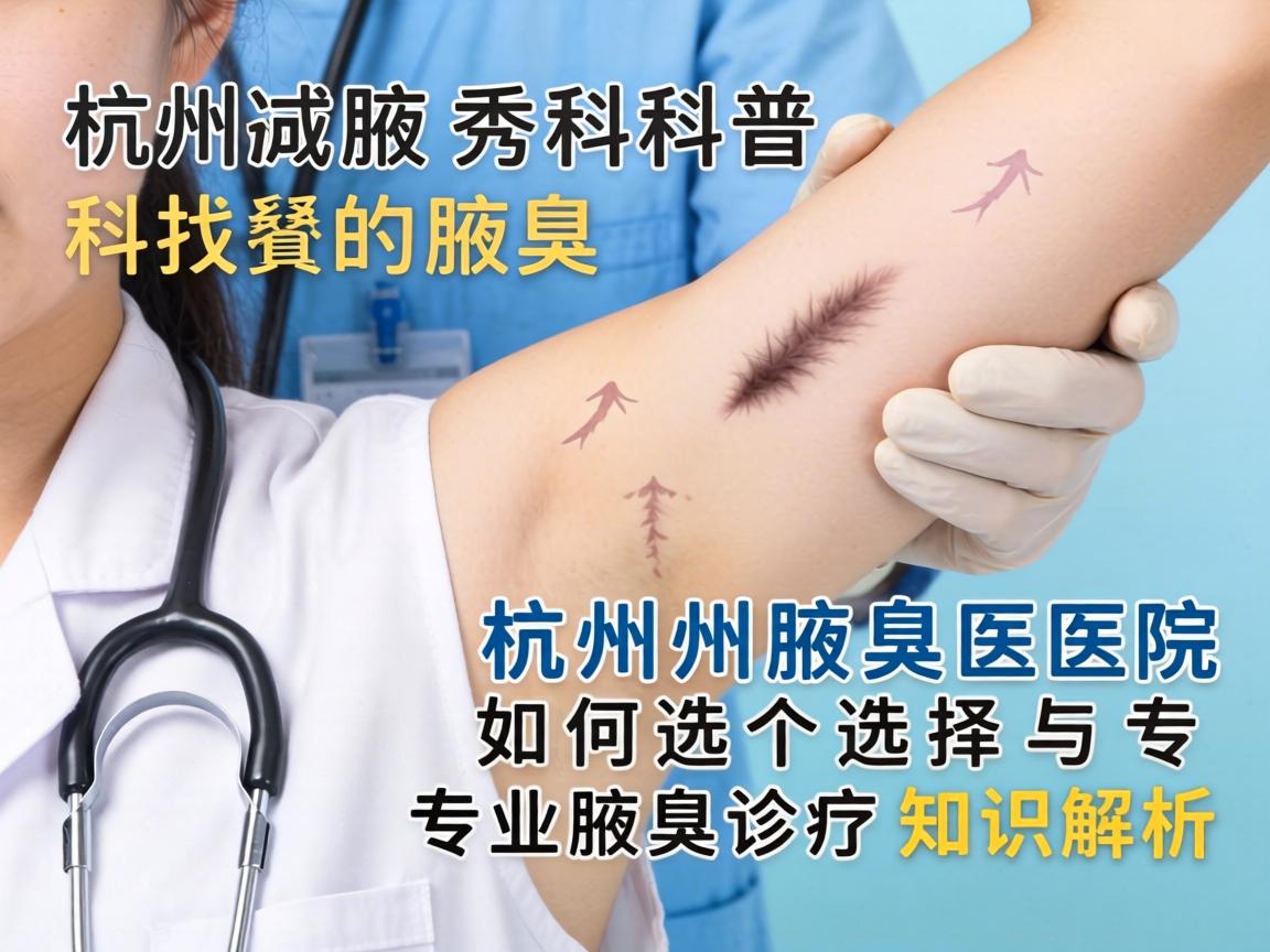 杭州腋秀科普，杭州腋臭医院如何选择与专业腋臭诊疗知识解析