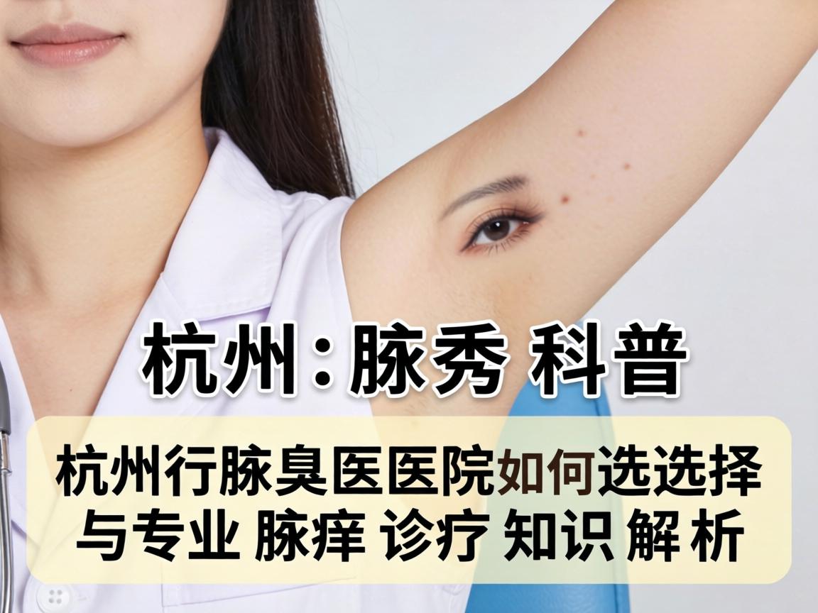 杭州腋秀科普，杭州腋臭医院如何选择与专业腋臭诊疗知识解析