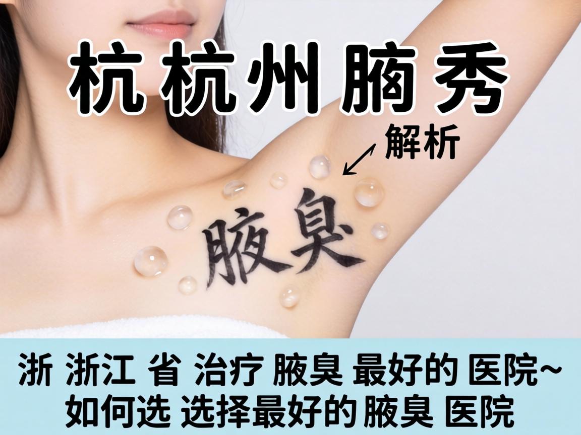 杭州腋秀解析,浙江省治疗腋臭最好的医院,如何选择最好的腋臭医院 杭州腋秀解析,浙江省治疗腋臭最好的医院,如何选择最好的腋臭医院