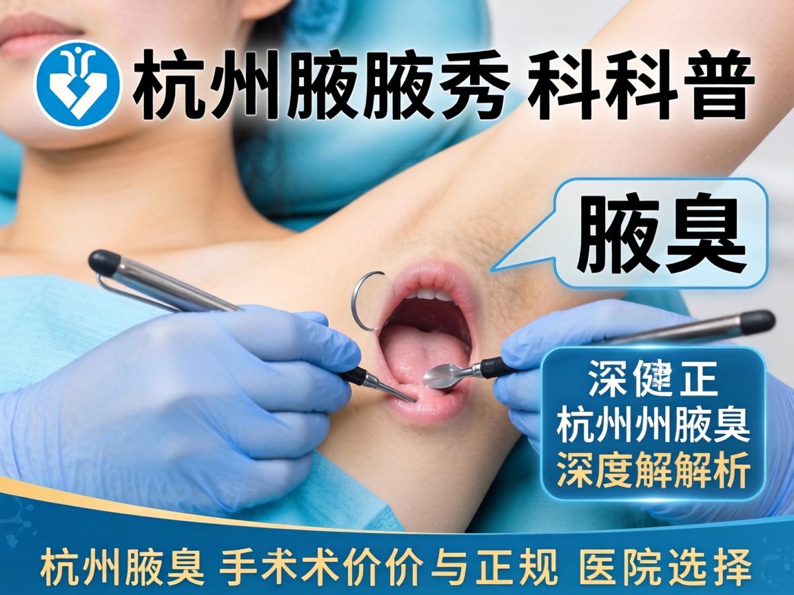 杭州腋秀科普,深度解析杭州腋臭手术价格与正规医院选择 杭州腋秀科普,深度解析杭州腋臭手术价格与正规医院选择