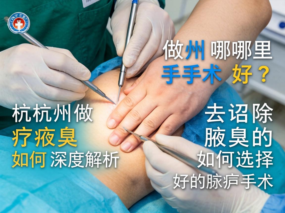 杭州哪里做去除腋臭的手术好？深度解析如何选择好的腋臭手术