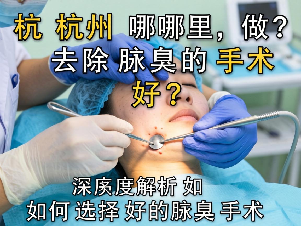 杭州哪里做去除腋臭的手术好？深度解析如何选择好的腋臭手术