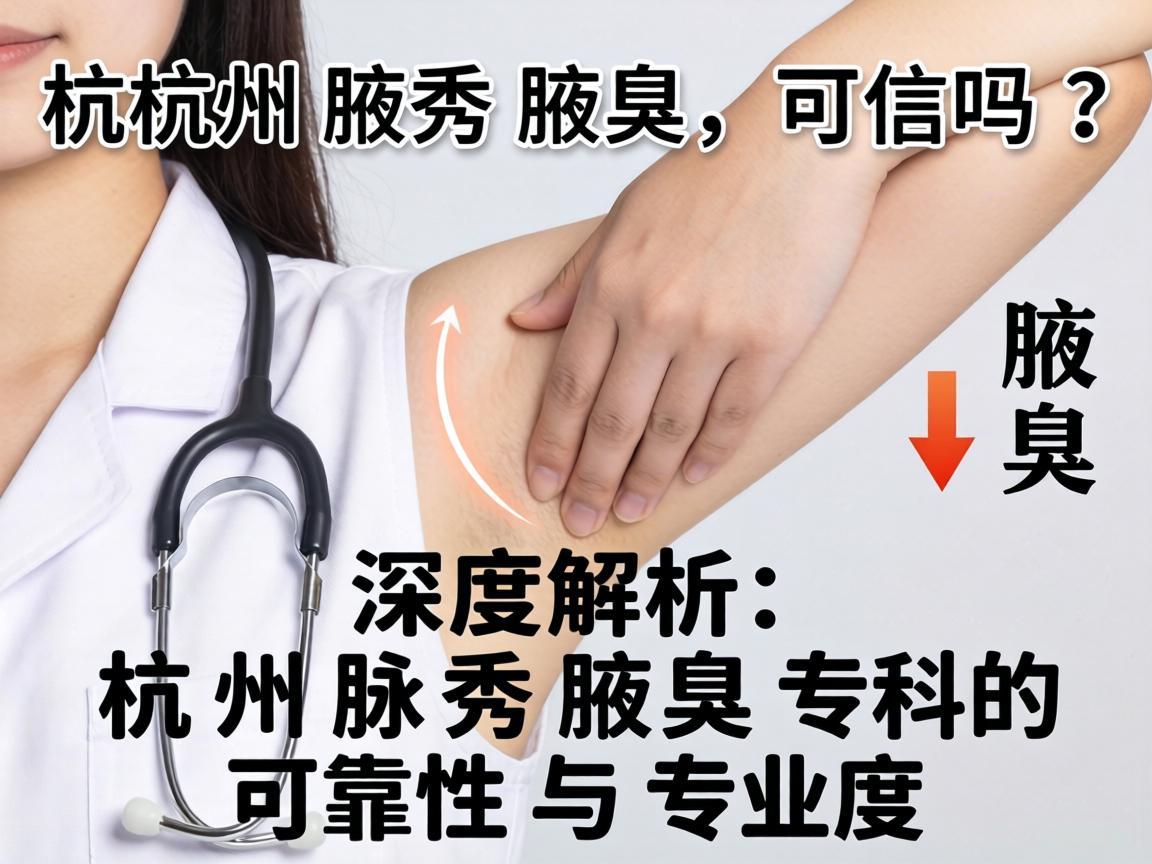 杭州腋秀腋臭可信吗？深度解析杭州腋秀腋臭专科的可靠性与专业度