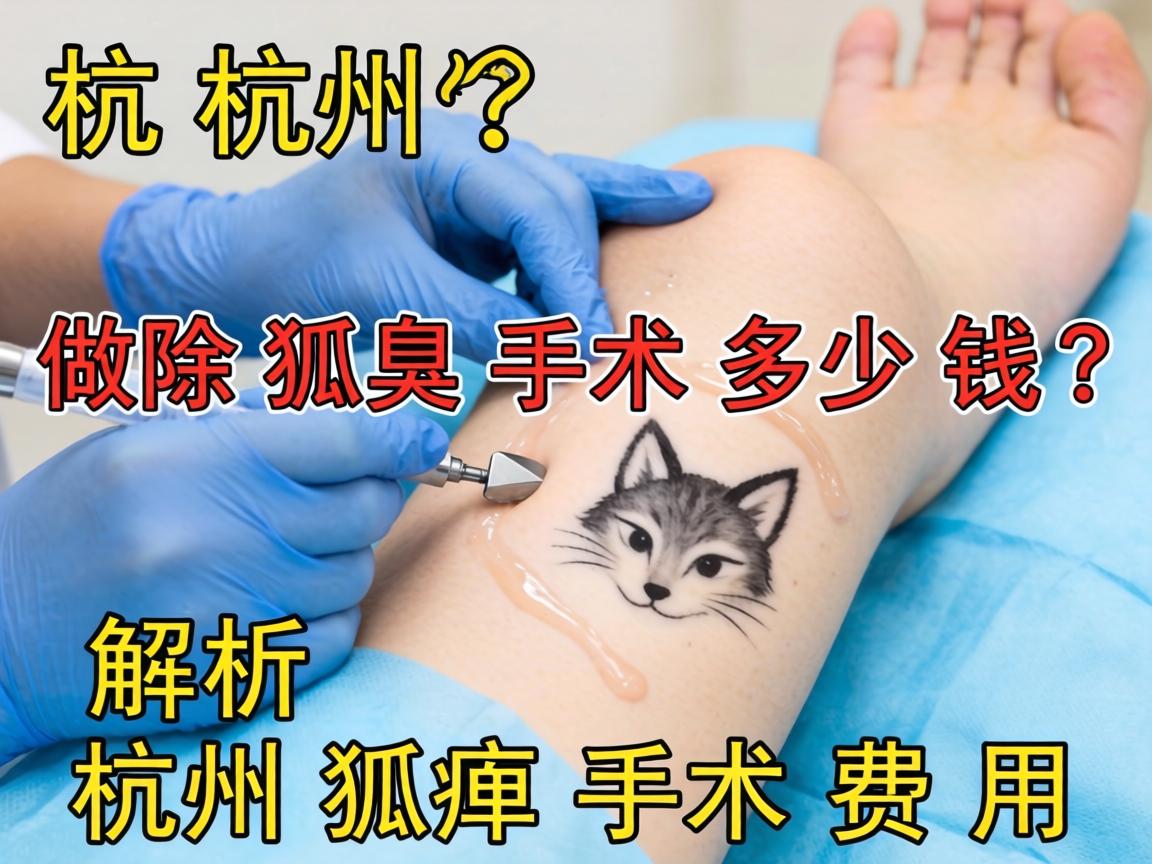 杭州做除狐臭手术多少钱？解析杭州狐臭手术费用