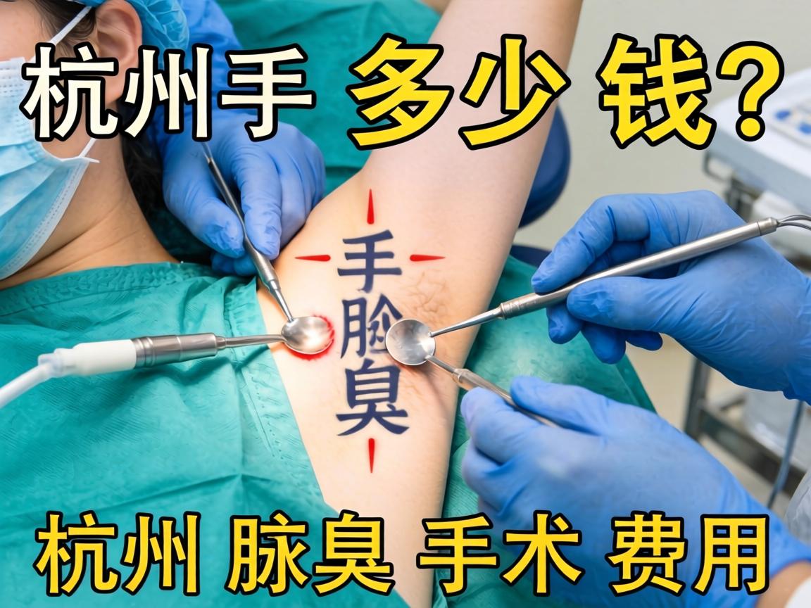 杭州腋臭手术多少钱？详解杭州腋臭手术费用