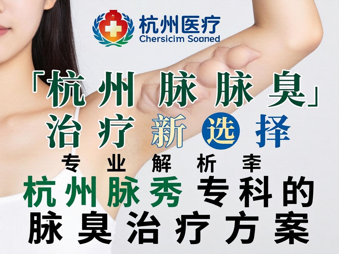 杭州腋臭治疗新选择，专业解析杭州腋秀专科的腋臭治疗方案