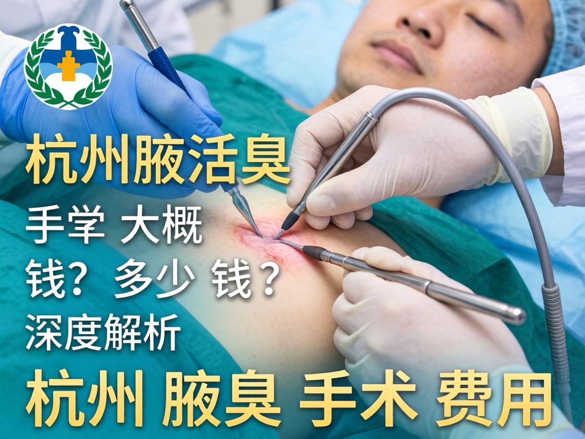 杭州腋臭手术大概多少钱？深度解析杭州腋臭手术费用