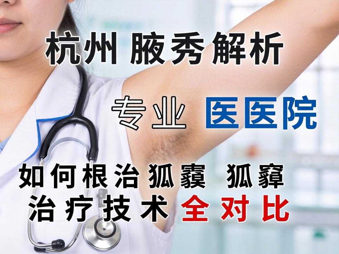 杭州腋秀解析，专业医院如何根治狐臭，狐臭治疗技术全对比