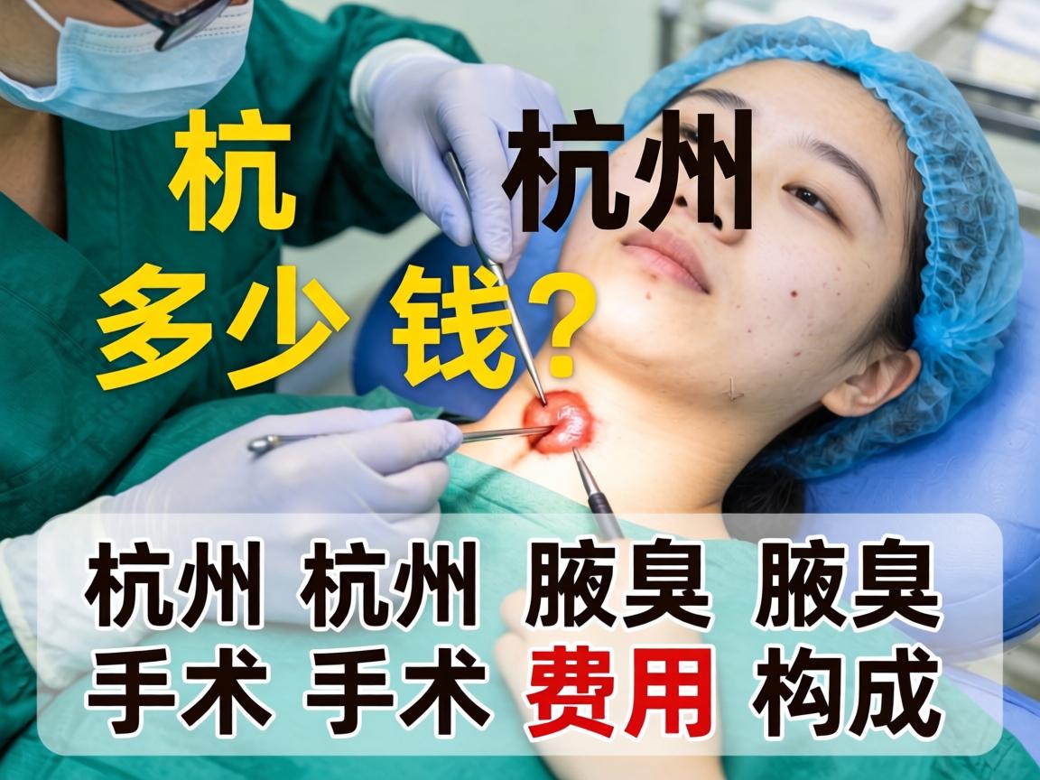 杭州腋臭手术多少钱?详解杭州腋臭手术费用构成 杭州腋臭手术多少钱?详解杭州腋臭手术费用构成