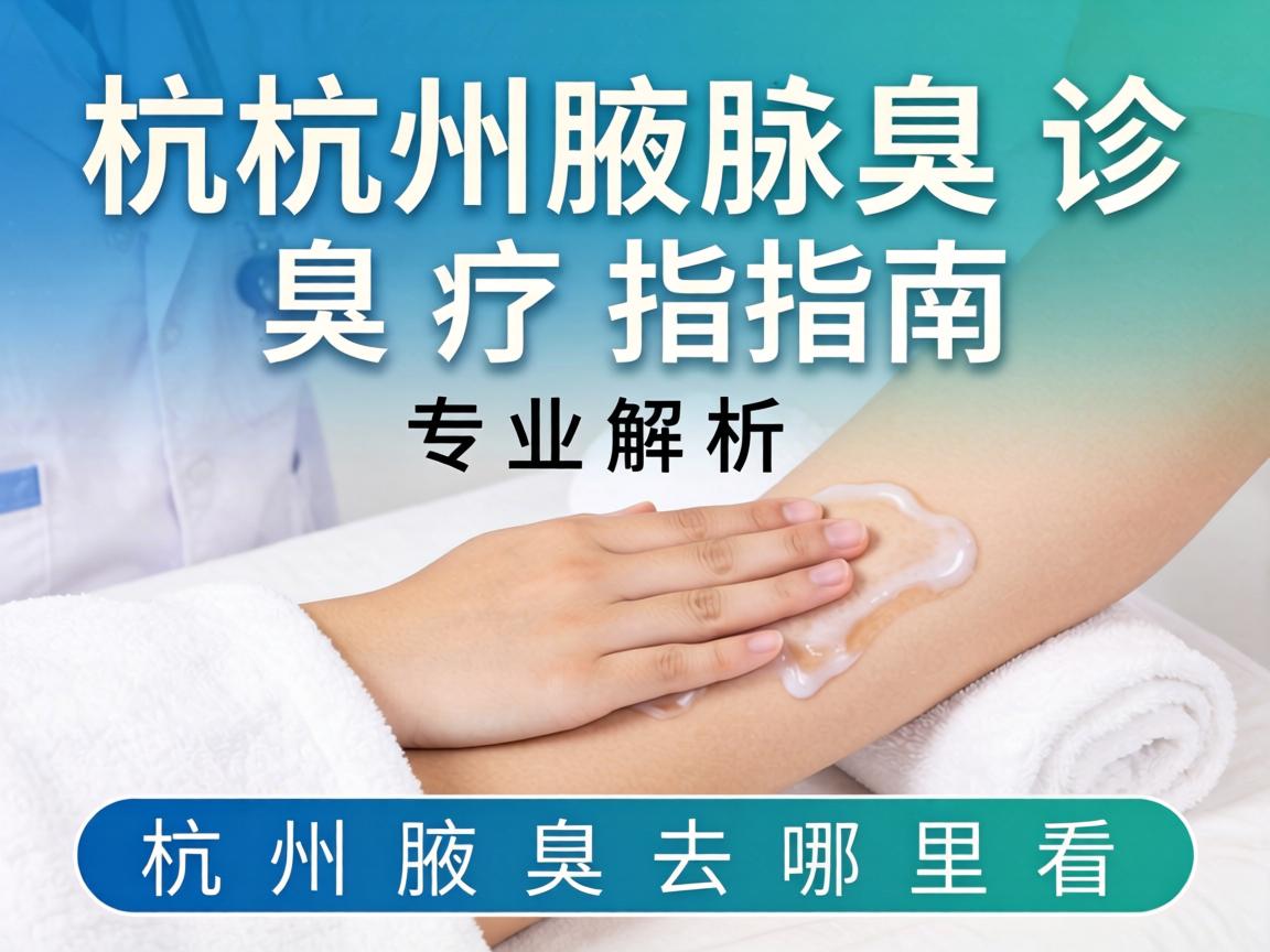 杭州腋臭诊疗指南，专业解析杭州腋臭去哪里看
