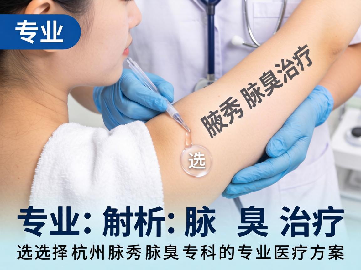 专业解析腋臭治疗，选择杭州腋秀腋臭专科的专业医疗方案