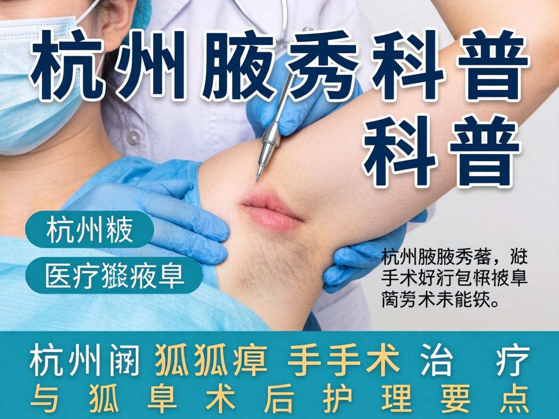 杭州腋秀科普,详解杭州狐臭手术治疗与狐臭术后护理要点 杭州腋秀科普,详解杭州狐臭手术治疗与狐臭术后护理要点
