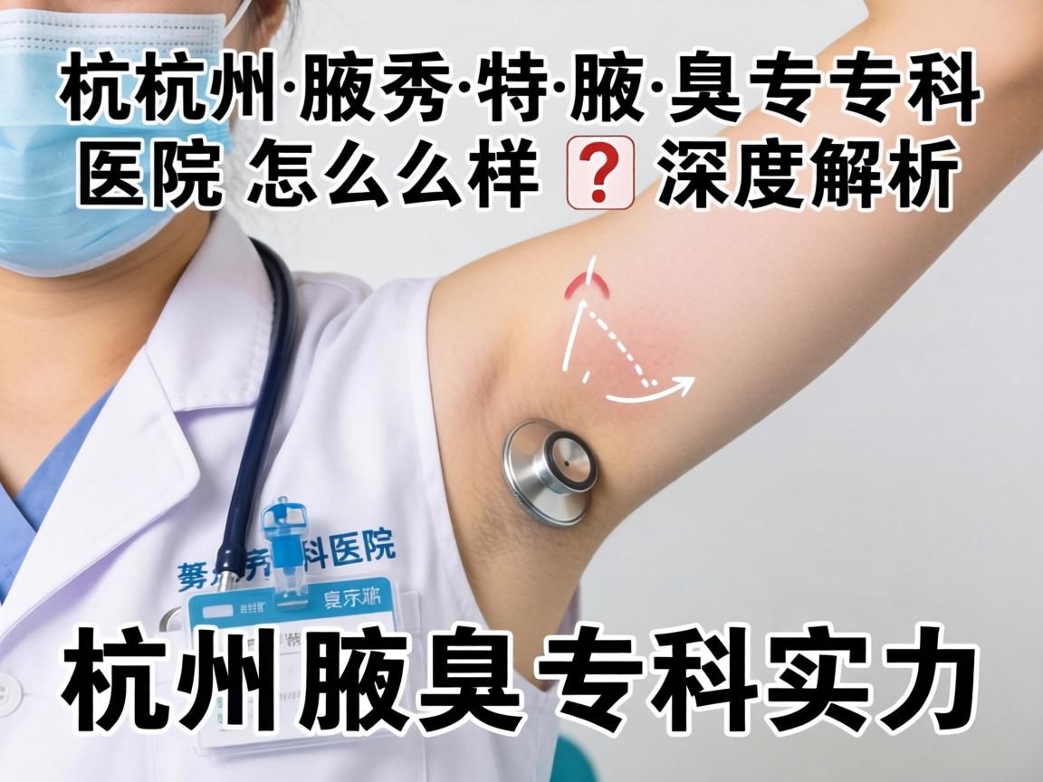 杭州腋秀腋臭专科医院怎么样？深度解析杭州腋臭专科实力