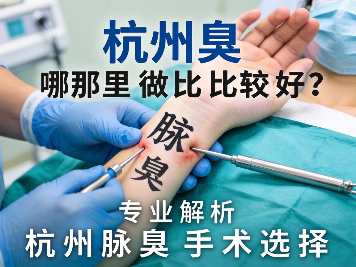 杭州腋臭手术哪里做比较好？专业解析杭州腋臭手术选择