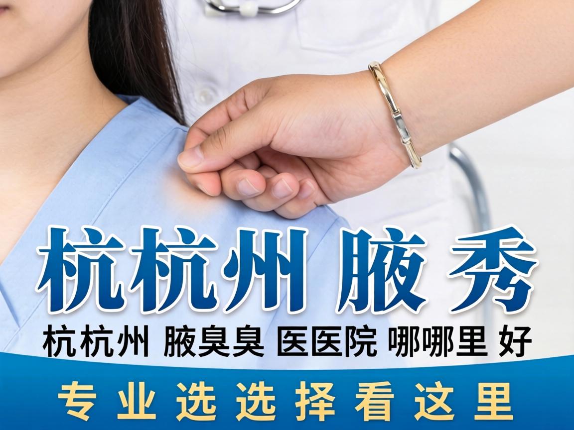 杭州腋秀解析，杭州腋臭医院哪里好，专业选择看这里