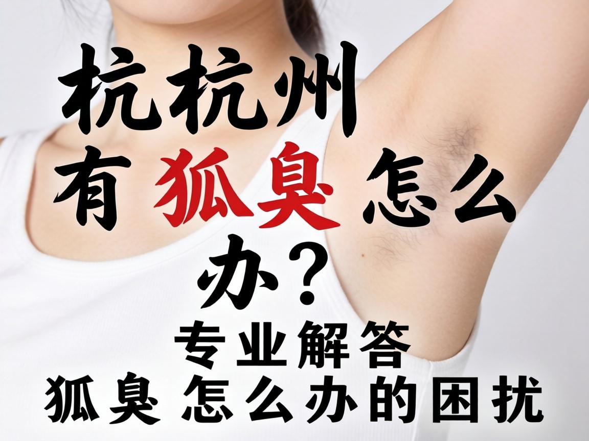 杭州有狐臭怎么办？专业解答狐臭怎么办的困扰